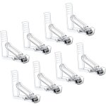 Pinces � nappe lot de 8 nappe fixe avec pince � ressort - nappe en plastique avec attache durable et ...