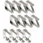 Pince nappe exterieur, pince nappe de table, 12 pinces à nappe en acier inoxydable, nappe clips anti ... Pince nappe exterieur, pince nappe de table, 12 pinces à nappe en acier inoxydable, nappe clips anti ...