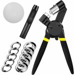 Pince oeillet pour bache 500pcs oeillets (10mm) pour toile b�che tente de r�paration -