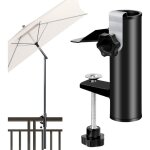 Pince parapluie support de balcon, support parasol balcon, support de parasol clip de fixation pour balcon ... Pince parapluie support de balcon, support parasol balcon, support de parasol clip de fixation pour balcon ...