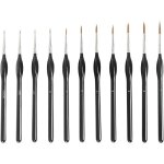 Dtail pinceau 11 pcs, pinceau aquarelle, pinceau  dtails fins kit, pinceaux peinture acrylique, pour ...