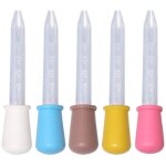 Pipette dropper, 5 pcs 5ml pipettes gradu�es plastique, pipettes transparentes, liquide pipettes, gouttes ...