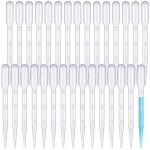 Pipettes de transfert en plastique, paquet de 30 de 3 ml, idales pour les laboratoires, huiles essentielles ...