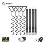 Fei yu - piquets d'ancrage spirales sangles de serrage kit ancrage résistance 900kg acier inoxydable ... Fei yu - piquets d'ancrage spirales sangles de serrage kit ancrage résistance 900kg acier inoxydable ...