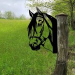 Piquets de cheval en m�tal for l'ext�rieur, piquets de jardin d�coratifs, statues de silhouette de vache ...