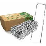 Ulisem piquets de fixation en acier galvanisé (50 pièces) - agrafes de fixation solides pour toile de ... Ulisem piquets de fixation en acier galvanisé (50 pièces) - agrafes de fixation solides pour toile de ...