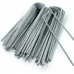 Piquet de fixation pour toile de paillage, 50 piquets de jardin en forme de u, pour bache anti herbes, ...