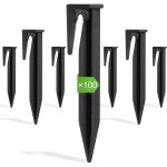 Piquets de sol pour tondeuses � gazon robotis�es, 100 pi�ces d'ancrage au sol, ancrages au sol universels ...