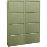 Ebuy24 - pisa armoire à chaussures à 8 rabats / portes en métal, vert. livré entièrement monté. Ebuy24 - pisa armoire à chaussures à 8 rabats / portes en métal, vert. livré entièrement monté.