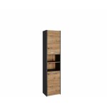 Topeshop - pisa - armoire de salle de bains style moderne - 170x40x30cm - meuble colonne de rangement ...