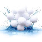 Piscine aquarium filtre balle fibre balle filtre matriel fish tank nitrification hair ball filler(300g) ...