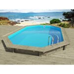Piscine bois  florida145   - 6. 57 x 4. 57 x 1. 45 m