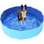 Piscine pour chien bassin de baignade animaux de compagnies pliable bain baignoire pour grand pour chien ...
