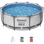 Piscine démontable tubulaire bestway steel pro max 305x100 cm avec Échelle 76x119x163 cm pompe Épurateur ... Piscine démontable tubulaire bestway steel pro max 305x100 cm avec Échelle 76x119x163 cm pompe Épurateur ...