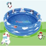 Piscine pour enfants 3 anneaux pingouins 100x23 cm