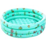 Piscine enfant, piscine gonflable ronde de 51 pouces, piscine gonflable extrieur pataugeoire, vert(130 ...