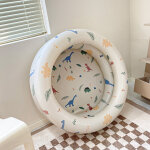 Piscine enfant ronde, pataugeoire gonflable bebe, int�rieure et ext�rieure jouets, anim� dinosaure 85 ...