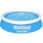 Piscine gonflable fast set ronde 183x51 cm bleu bestway Piscine gonflable fast set ronde 183x51 cm bleu bestway