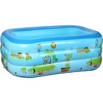 Piscine gonflable, piscine gonflable rectangulaire pour enfants, adultes, famille, piscine pour enfants ...
