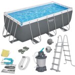 Piscine de jardin frame 412 x 201 x 122 cm 10 en 1 bestway 56457n
