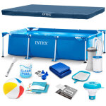 Piscine de jardin tubulaire 300 x 200 x 75 cm 15 en 1 intex 28272