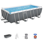 Piscine hors - sol cadre rectangulaire bestway steel pro max 488 x 244 x 122 cm, filtre 3, 028 m� / h ...