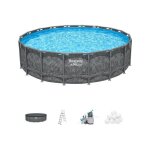 Kit piscine hors sol tubulaire bestway apx 365? - 549 x 132 cm - ronde (filtre a sable, 250 g polysphere, ... Kit piscine hors sol tubulaire bestway apx 365? - 549 x 132 cm - ronde (filtre a sable, 250 g polysphere, ...