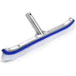 Piscine t�te de brosse piscine t�te de brosse premium 18 pouces en aluminium brosse de nettoyage pour ...