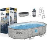 Piscine tubulaire ovale bestway steel pro max? splashview? 488 x 305 x 107 cm