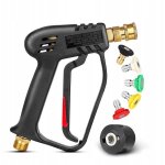 Pistola per idropulitrice 5000psi con filettatura di collegamento da 22 mm e connettore rapido da 1 / ...