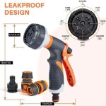 Pistolet arrosage, pistolet d'arrosage pistolet arrosoir jardin embout tuyau d'arrosage pour arroser ...