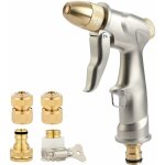 Pistolet d'arrosage de jardin haute pression pistolet de pulvérisation de jardin en métal avec 4 connecteurs ... Pistolet d'arrosage de jardin haute pression pistolet de pulvérisation de jardin en métal avec 4 connecteurs ...