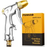 Pistolet d'arrosage m�tal pistolet arrosoir, bouton de contr�le de d�bit facile, pulv�risateur de jardin ...