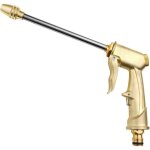 Pistolet d'arrosage m�tal, pistolet arrosoir m�tal haute pression, pistolet � eau de jardin robuste avec ...