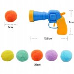 Pistolet � balles en peluche jouet pour chat balles 20 pi�ces