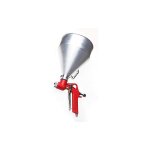 Pistolet  crpir pneumatique 1 - 1 / 2 gallon avec tasse en aluminium et 3 buses, pistolet  peinture ...