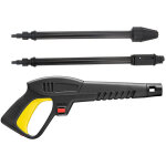 Pistolet � eau haute pression avec lance � jet variable et lance rotative, compatible avec les nettoyeurs ...