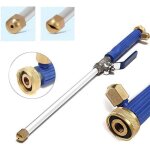 Pistolet � eau de nettoyage � haute pression de jet d'eau, haute pression m�tal r�glable du d�bit d'eau ...