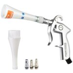 Pistolet haute pression rotatif 360� avec 2 buses ? nettoyeur air & eau 6 - 9, 2 bar, compatible compresseur ...