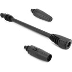 Pistolet jet lance turbo buse de nettoyage, buse r�glable pour nettoyeur haute pression, accessoires ...