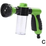 Pistolet de lavage � l'eau automatique - nettoyage de voiture - 3 jets - lance de mousse