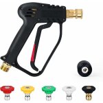 Pistolet de lavage haute pression, 4000 psi 280bar, interface m22 (14 mm) contient karcher rapide connecteur, ... Pistolet de lavage haute pression, 4000 psi 280bar, interface m22 (14 mm) contient karcher rapide connecteur, ...