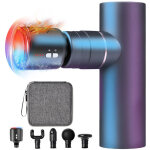 Pistolet de massage, massage profond portable avec th�rapie chaude et froide, appareil de massage �lectrique ...