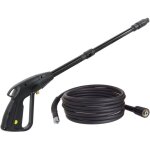 Pistolet nettoyeur haute pression en nylon m14x1, 5 broche 14 mm avec tuyau accessoires - buse r�glable ...