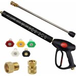 Pistolet de nettoyeur haute pression de remplacement avec rallonge de 16 pouces, 4000 psi, pistolet de ...