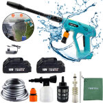 Pistolet nettoyeur haute pression sans fil pour nettoyeur haute pression, pistolet pulvérisateur d'eau ... Pistolet nettoyeur haute pression sans fil pour nettoyeur haute pression, pistolet pulvérisateur d'eau ...