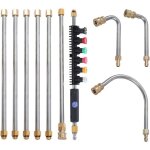 Pistolet pulv�risateur de nettoyage de toiture 10 pi�ces, raccord rapide 1 / 4 , kit de nettoyage de ...