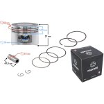 Piston 4t pour scooter moretti 125 cm�, diam�tre : 52, 4 mm, largeur : 15 mm, course : 20 mm, complet ...