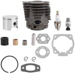Piston de cylindre de 46 mm avec kit de joints pour moteur husqvarna 50, 51, 55 rancher nikasil