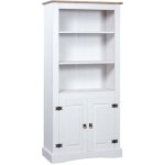 The living store - placard gamme corona pin mexicain blanc 80x40x170 cm - buffet - armoire - meuble de ...